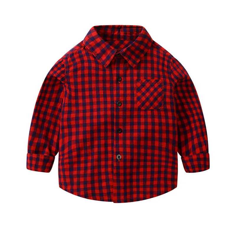 Boys Plaid Long Sleeve Shirt 1-3Yr 2020 - Image 10