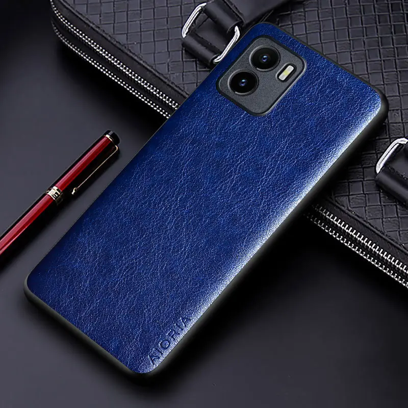 Vivo Mobile Phone Case PU Leather Brown 360° - Image 3