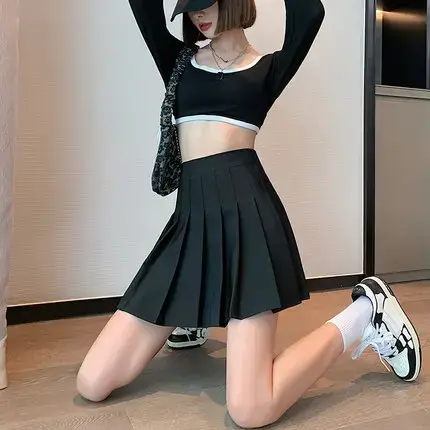 Women Pleated Skirt High Waist Summer 2025 - Image 8