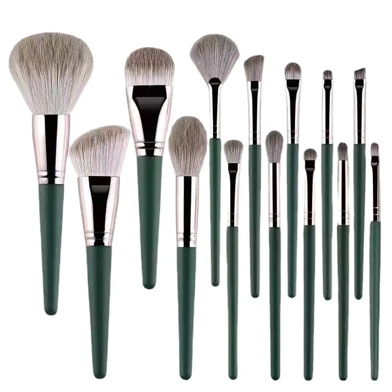 Cangzhou Luyun 14-Piece Makeup Brush Set for Beginners - Image 11