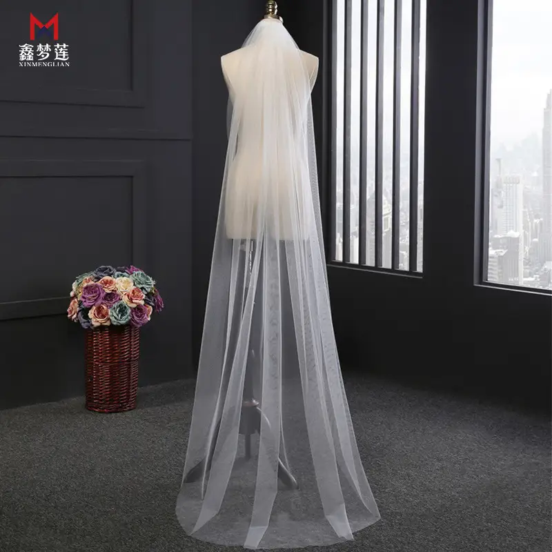 Soft Net Bridal Veil Two Meter Single Layer - Image 2