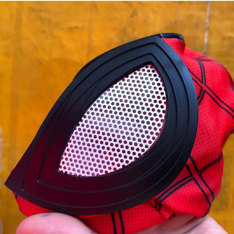 Spider-Man Black Mesh Head Cover Halloween Mask - Image 10