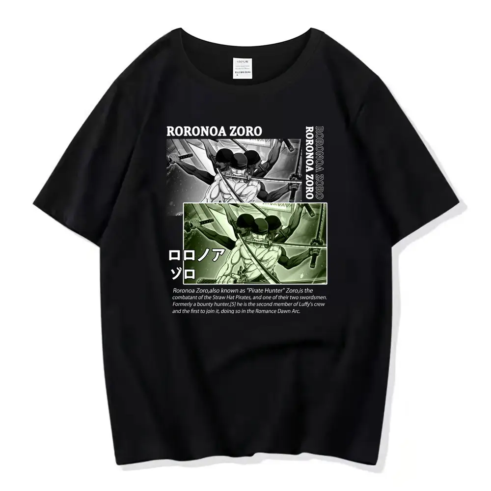 Luffy One Piece T-Shirt Orange Loose Fit - Image 9