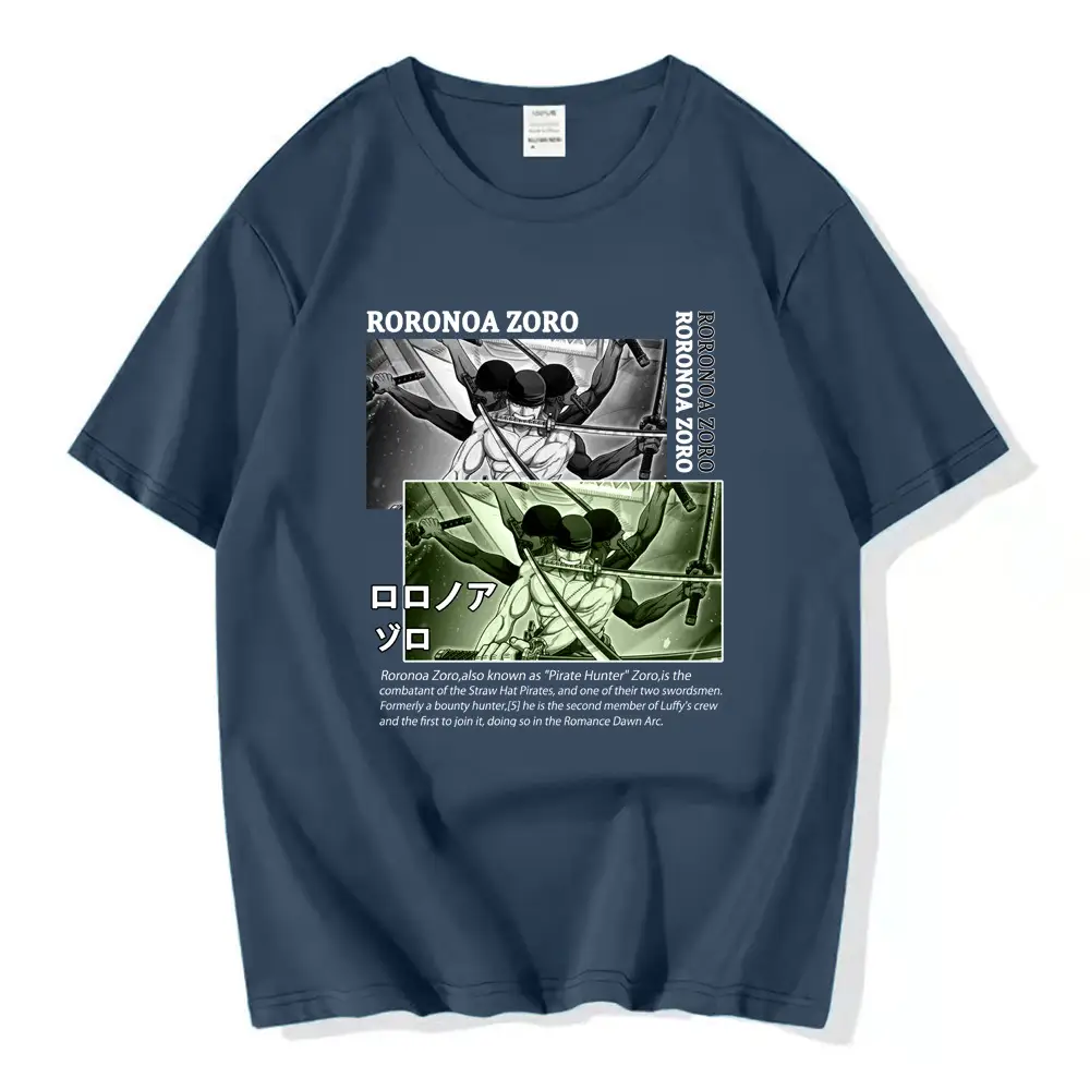 Luffy One Piece T-Shirt Orange Loose Fit - Image 12
