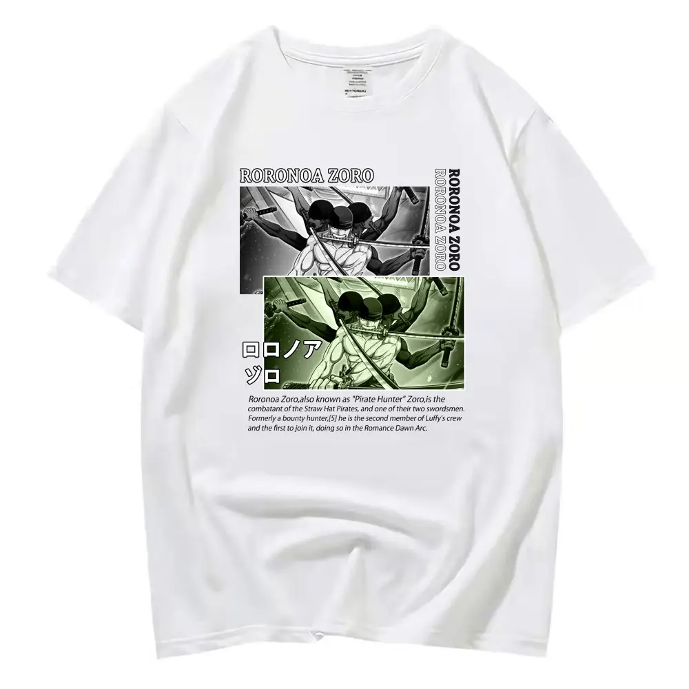 Luffy One Piece T-Shirt Orange Loose Fit - Image 14
