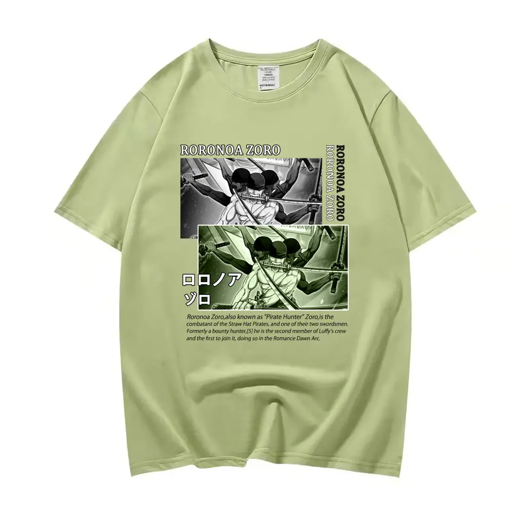 Luffy One Piece T-Shirt Orange Loose Fit - Image 6