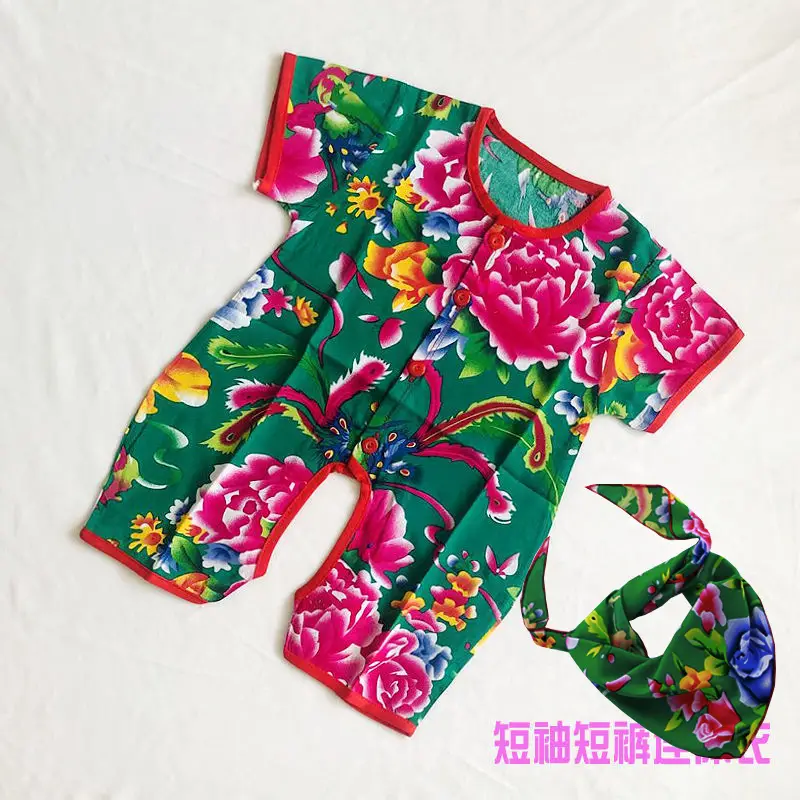 Newborn Baby Hone-piece Clothes Summer Thin Girl - Image 3