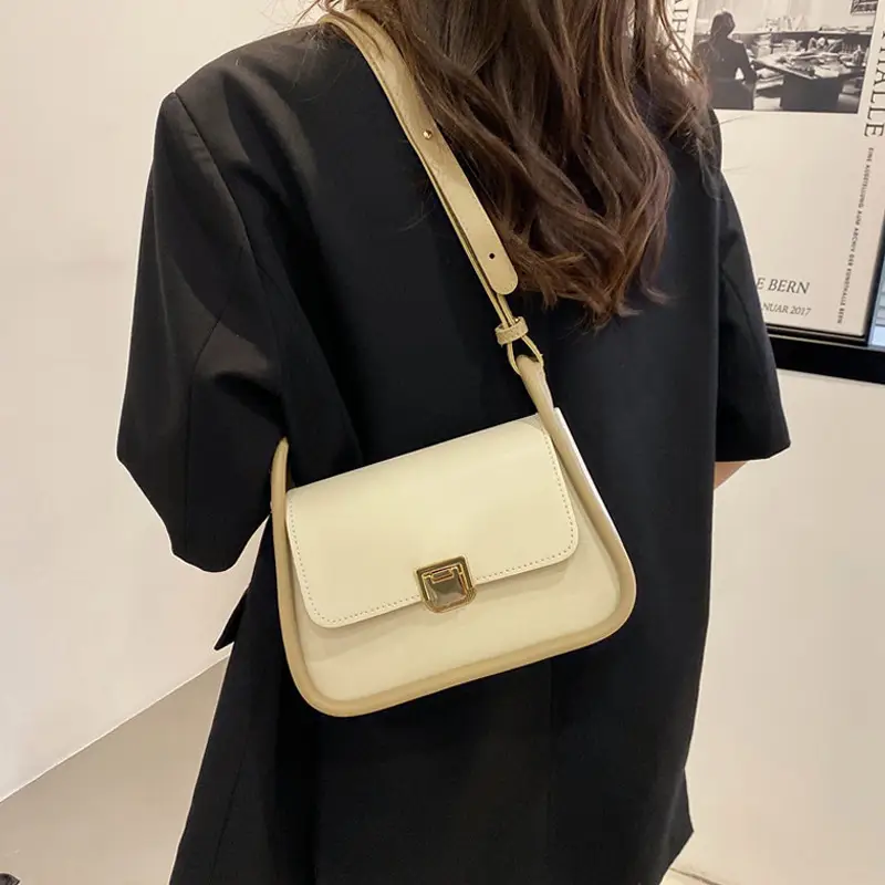 Women Crossbody Bag Yellow Square Korean Style 2026 - Image 7