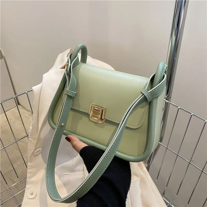 Women Crossbody Bag Yellow Square Korean Style 2026 - Image 2