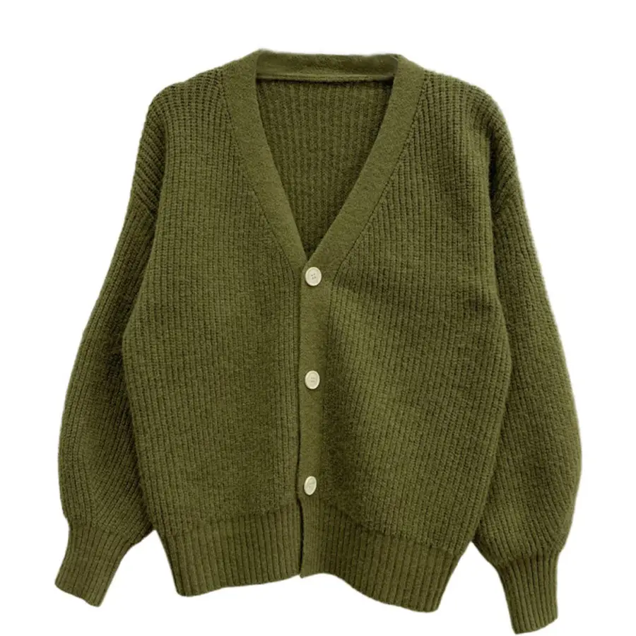 Women's Sweet Knitted Cardigan Coat Spring Autumn Outfit - Image 13