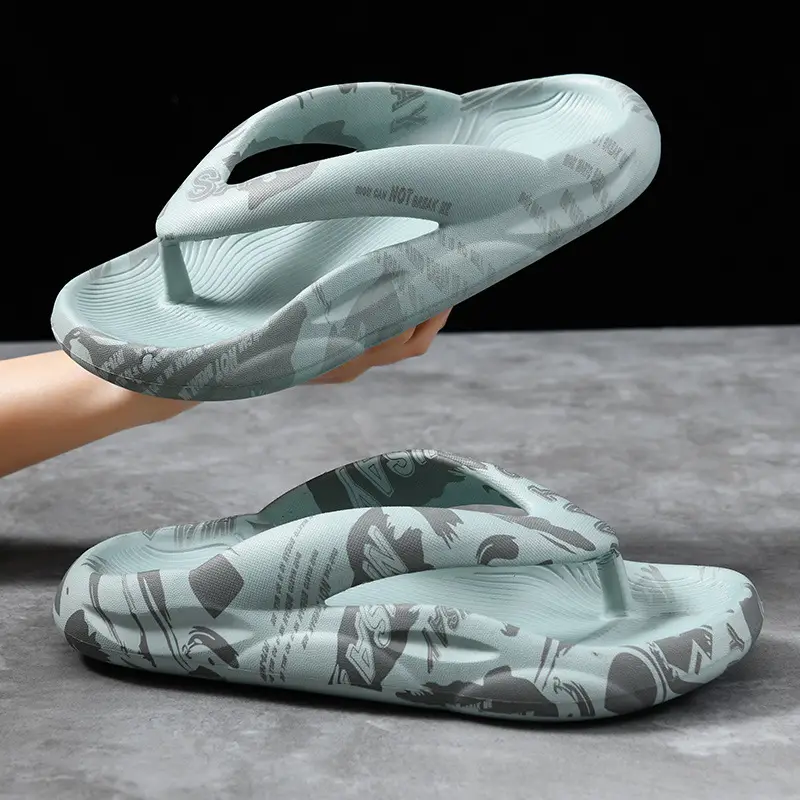 Men's Camouflage Flip-Flops Summer Thick Bottom Non-Slip