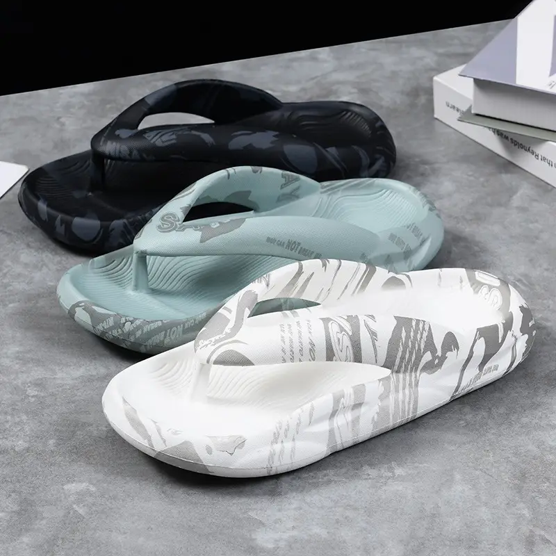 Men's Camouflage Flip-Flops Summer Thick Bottom Non-Slip
