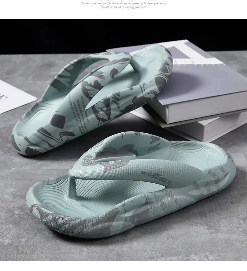 Men's Camouflage Flip-Flops Summer Thick Bottom Non-Slip — feature 14