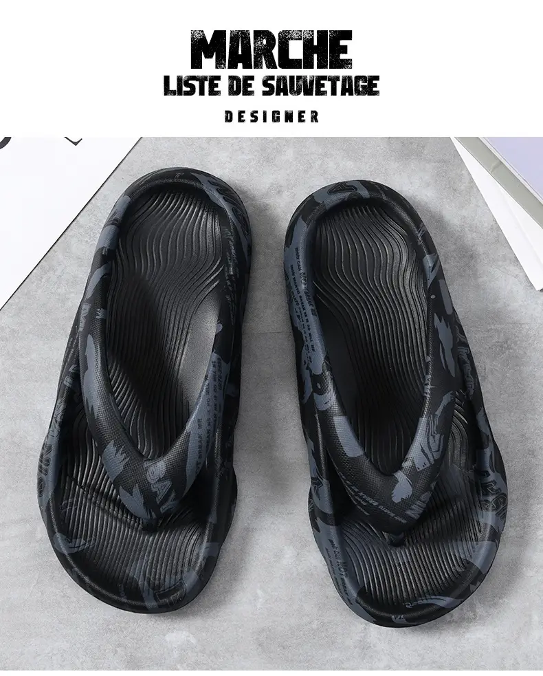 Men's Camouflage Flip-Flops Summer Thick Bottom Non-Slip — feature 15