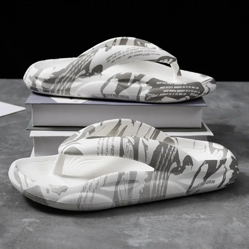 Men's Camouflage Flip-Flops Summer Thick Bottom Non-Slip