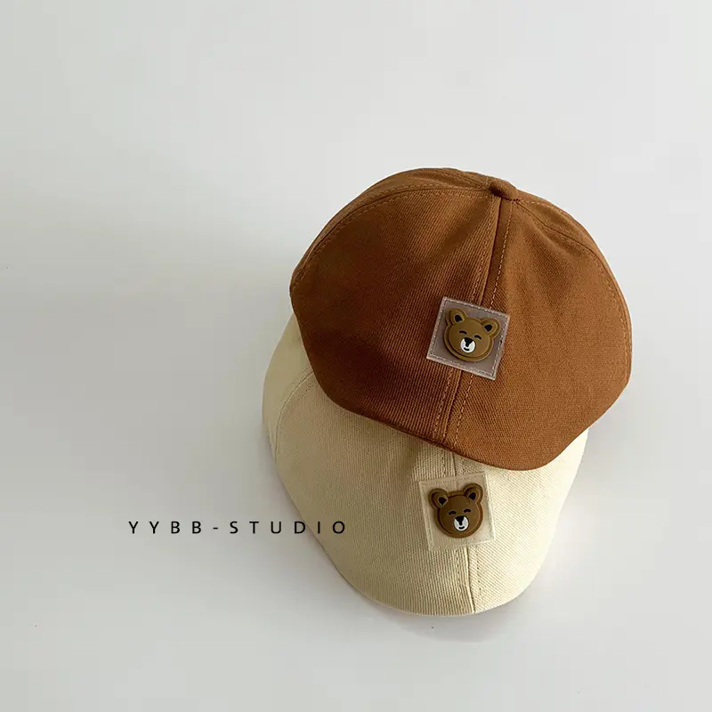 Blue Korean Bear Cap for Boys 1-2 Years - Image 9