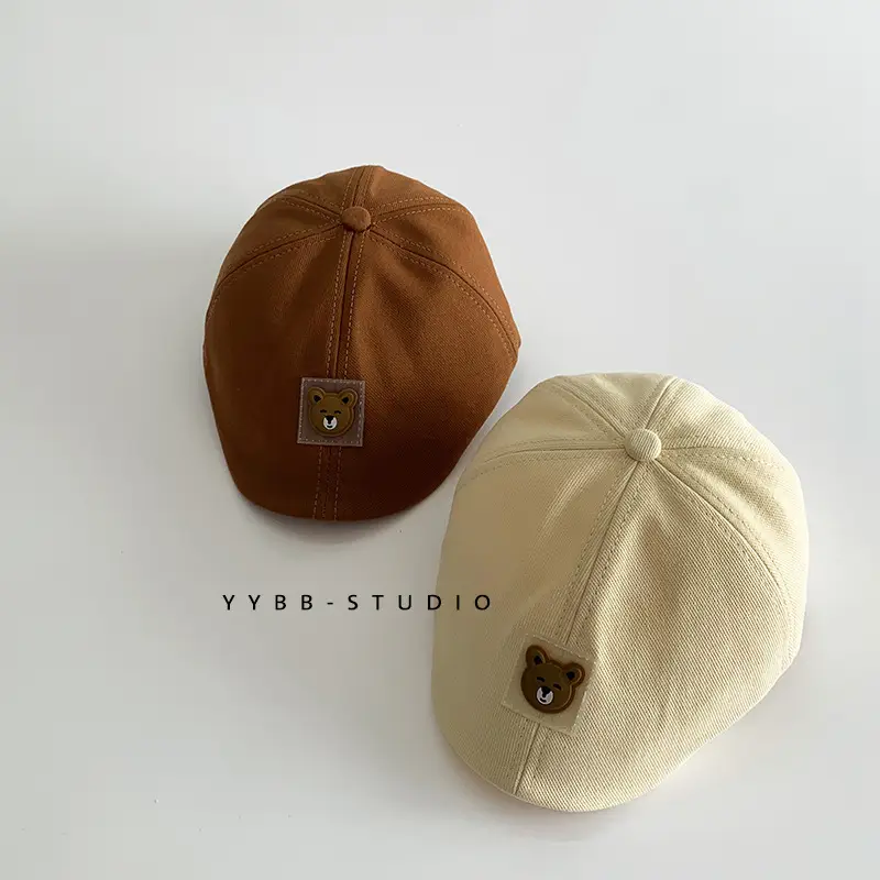 Blue Korean Bear Cap for Boys 1-2 Years - Image 12