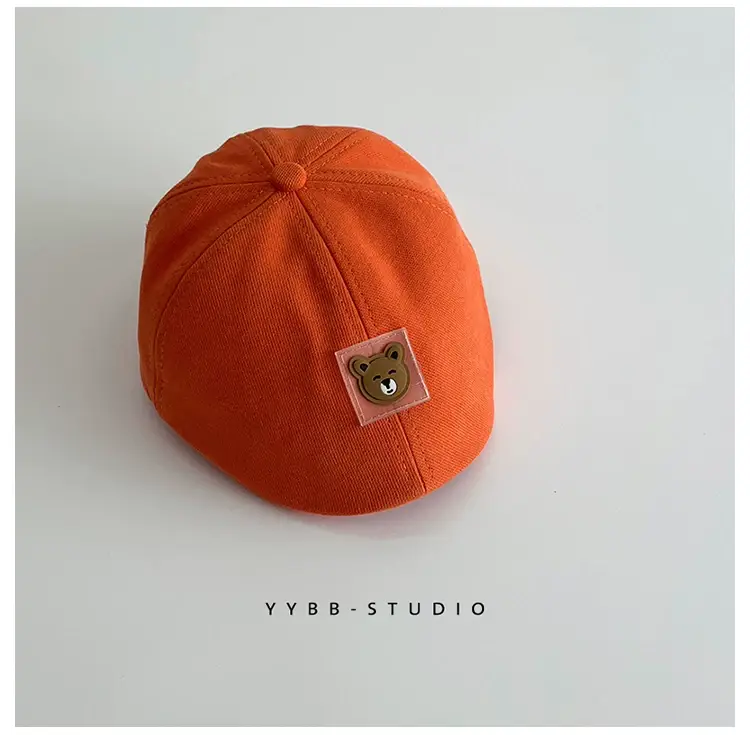 Blue Korean Bear Cap for Boys 1-2 Years — feature 11