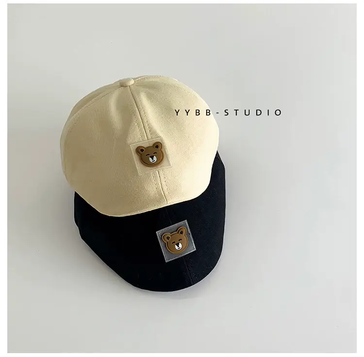 Blue Korean Bear Cap for Boys 1-2 Years — feature 12