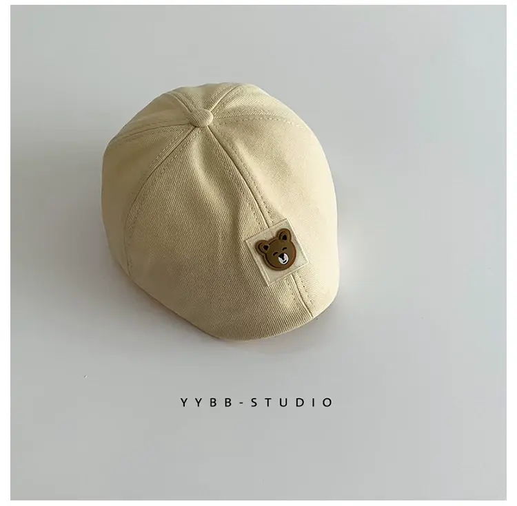 Blue Korean Bear Cap for Boys 1-2 Years — feature 7
