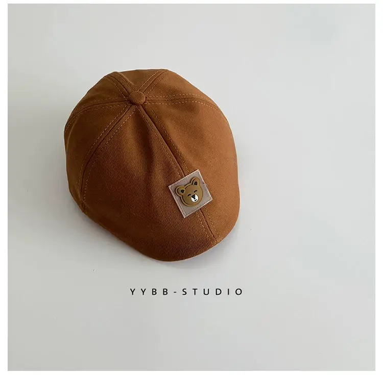 Blue Korean Bear Cap for Boys 1-2 Years — feature 9