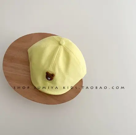 Blue Korean Bear Cap for Boys 1-2 Years - Image 6