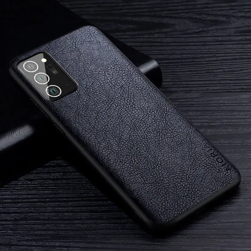 Red Leather Phone Case for Samsung Note 20 Ultra — feature 4
