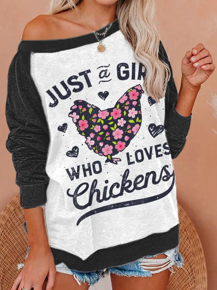 3D Printed Raglan Sleeve T-Shirt Green Blue Floral Women