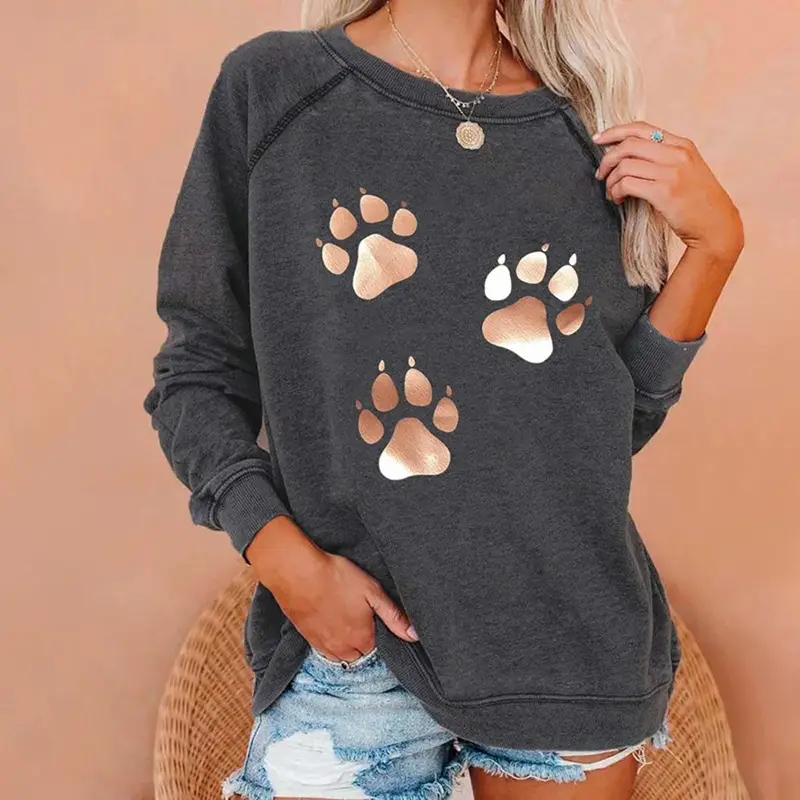 3D Printed Raglan Sleeve T-Shirt Green Blue Floral Women