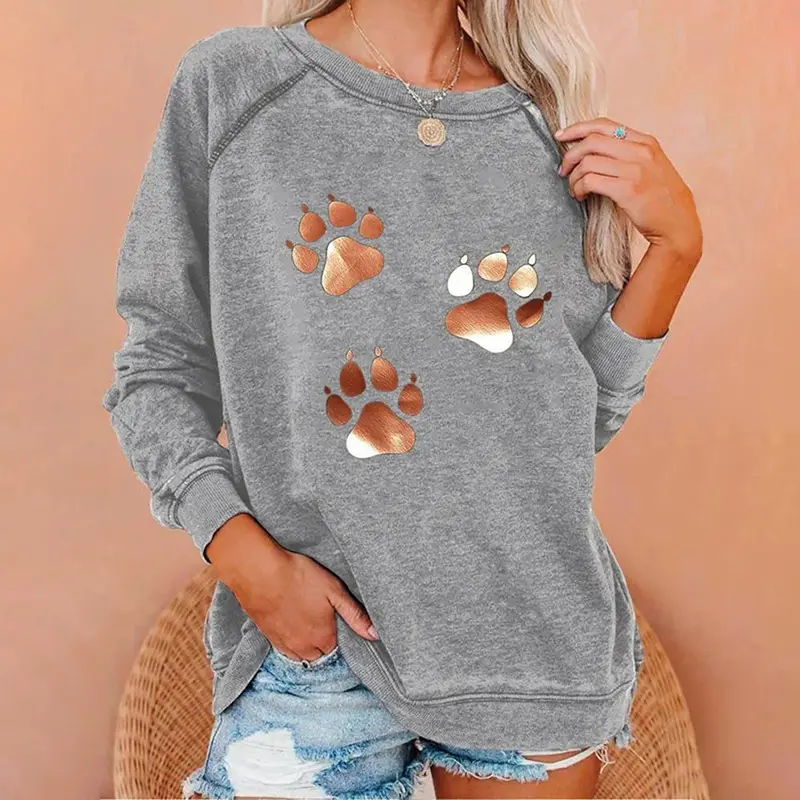 3D Printed Raglan Sleeve T-Shirt Green Blue Floral Women