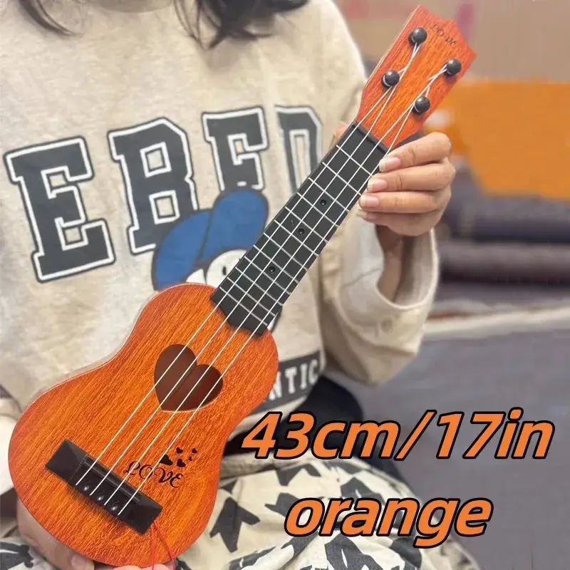 Children's Pink Ukulele Toy for Girls 26x9.5cm - Image 30