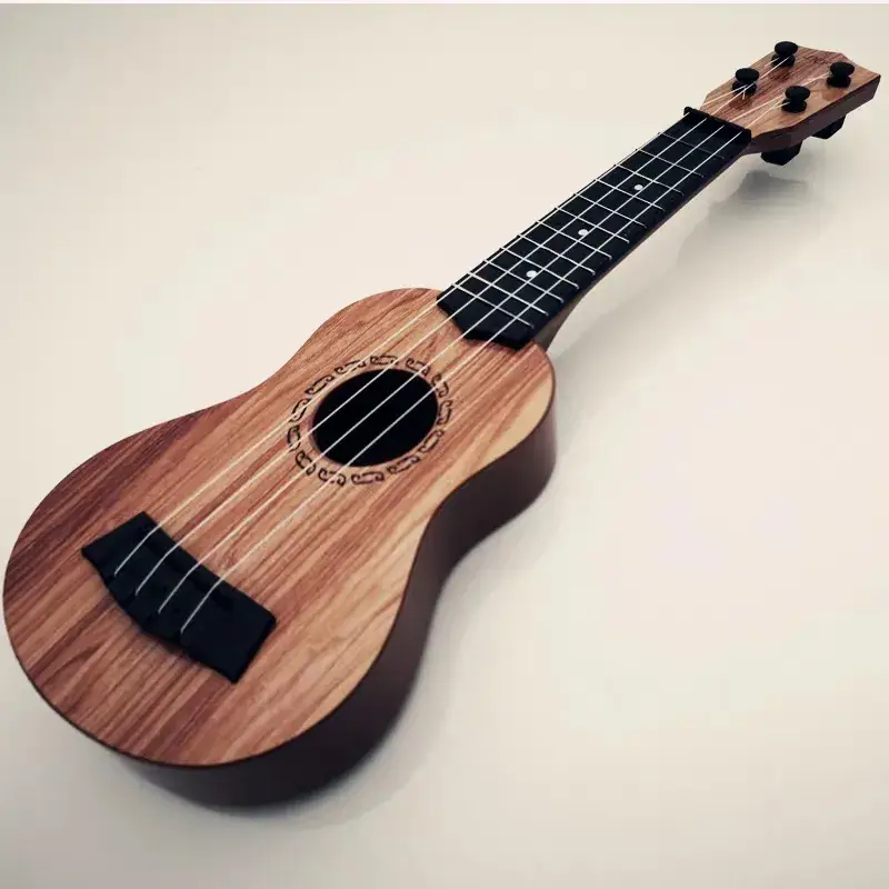 Children's Pink Ukulele Toy for Girls 26x9.5cm - Image 13