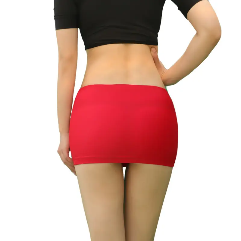 Pink Tight Miniskirt for Girls Nightclub Style - Image 2