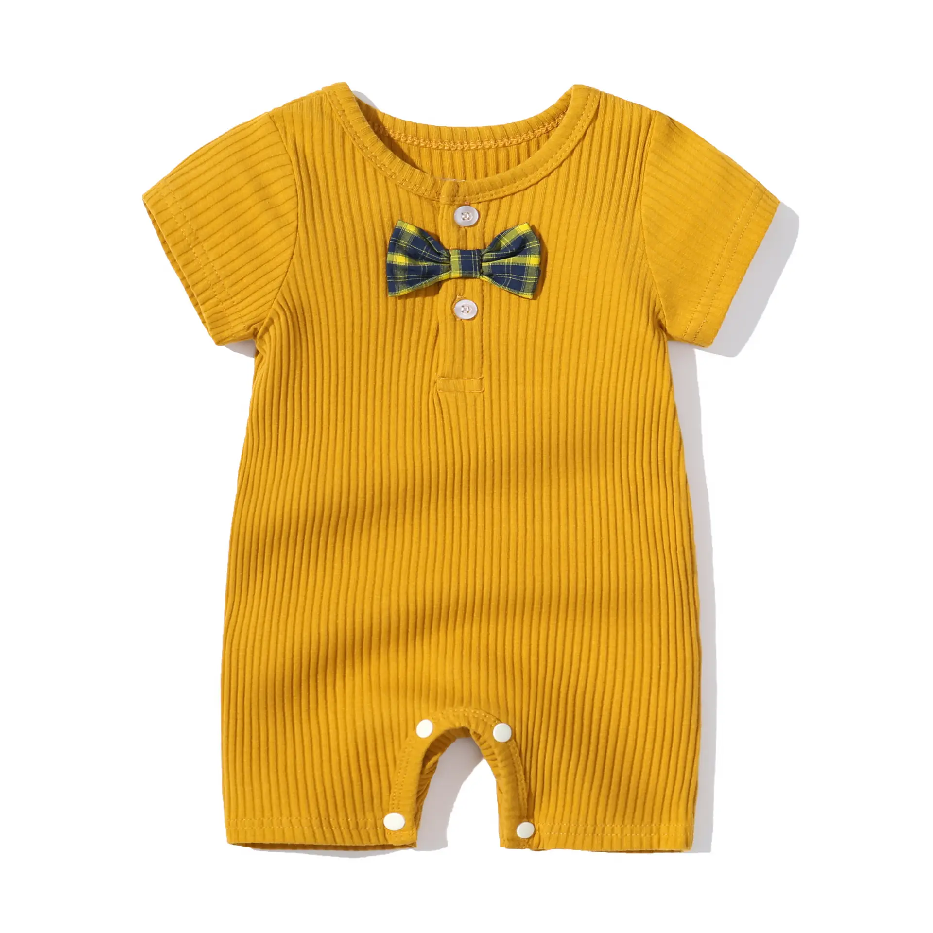 Baby Summer Wear Set with Bow & Shorts - Image 9