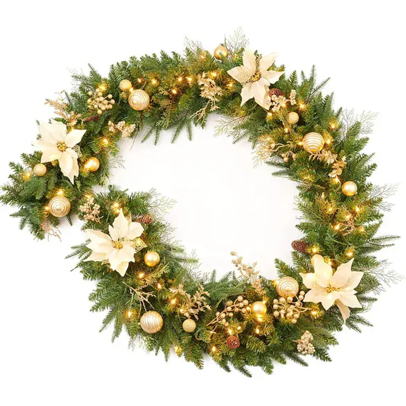 Christmas Rattan Decor 2.7m Strong Hook DIY Decoration — feature 12
