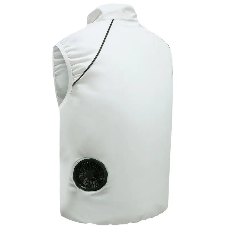Men's Black Cooling Vest with Vent - Image 11
