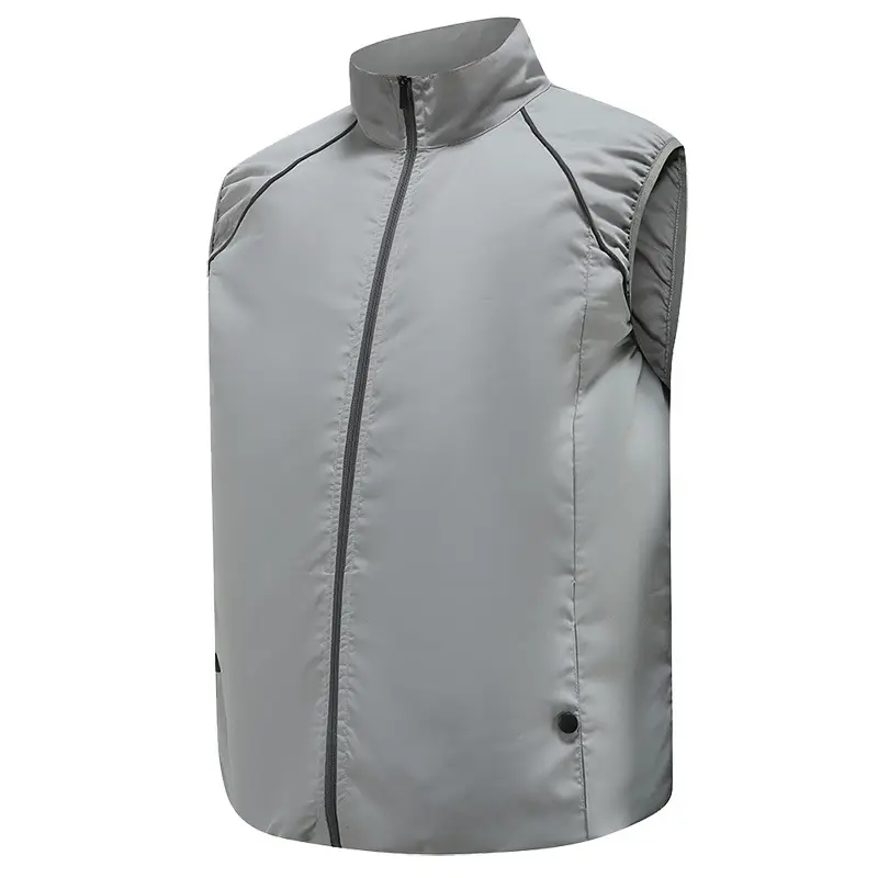 Men's Black Cooling Vest with Vent - Image 2