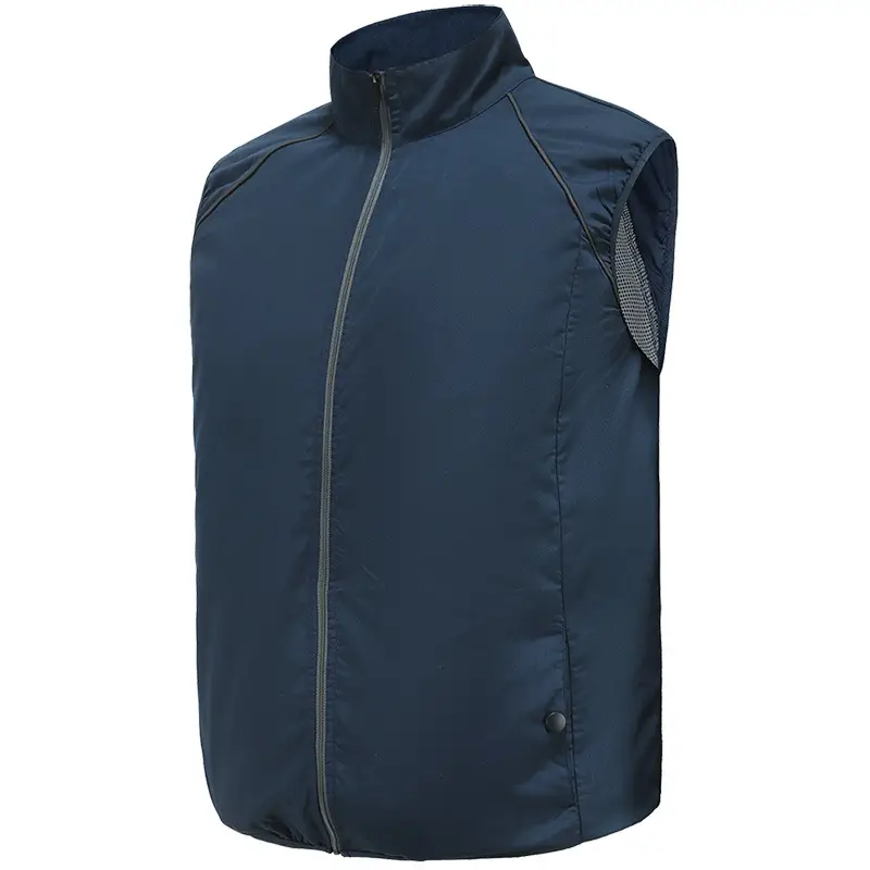 Men's Black Cooling Vest with Vent - Image 3
