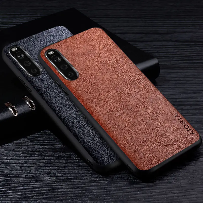 Sony Xperia 10 IV Phone Case Retro Litchi Pattern - Image 5