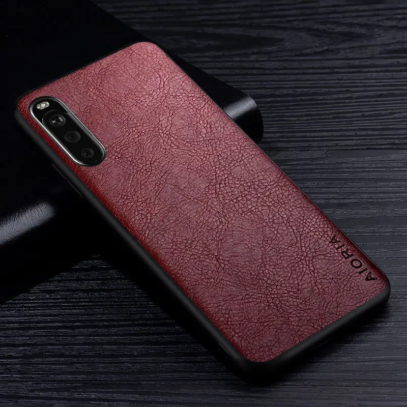 Sony Xperia 10 IV Phone Case Retro Litchi Pattern - Image 3