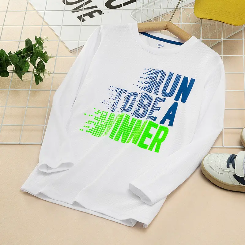Muddled Tiger Boys Running T-Shirt Medium Big Medium - Image 7