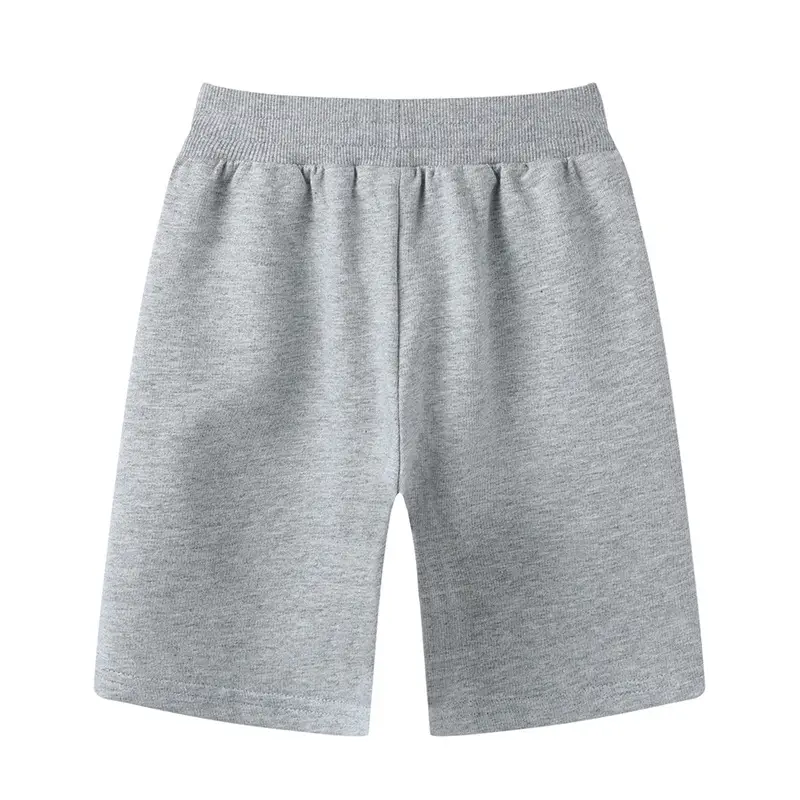 Gray Cotton Shorts for Boys Girls Large Small - Image 4