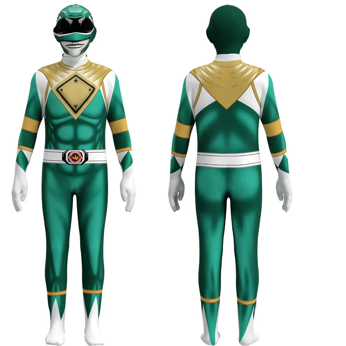 Children's Red White Ranger Cosplay Suit Halloween — feature 3