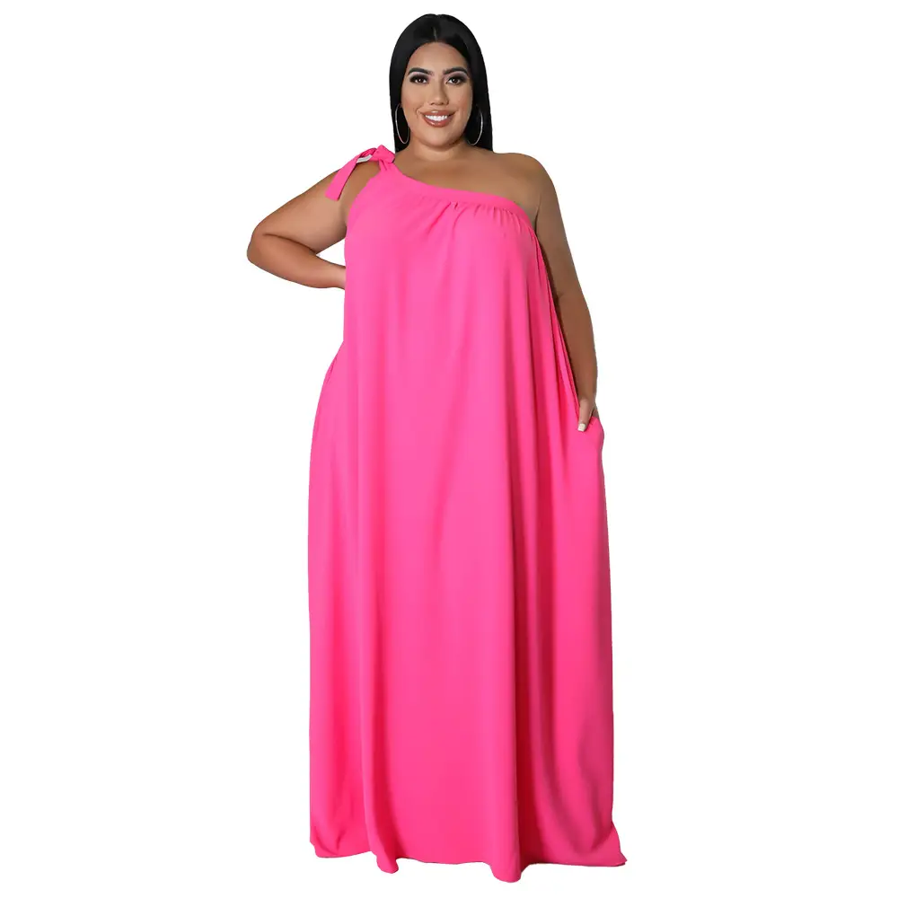Green Sleeveless Backless Dress for Plus Size Women