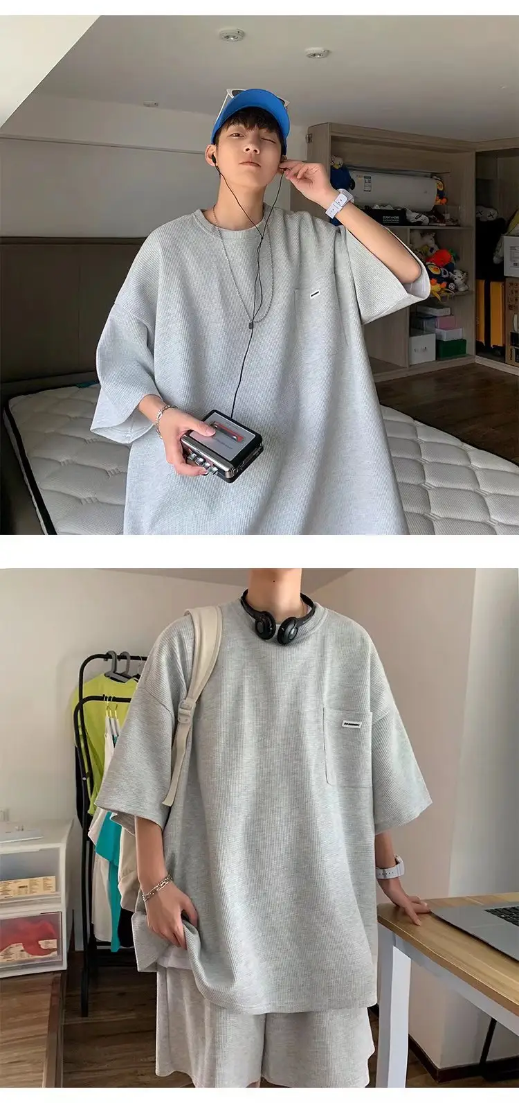 Zijun Trendy Peach Waffle Knit Casual Set — feature 14