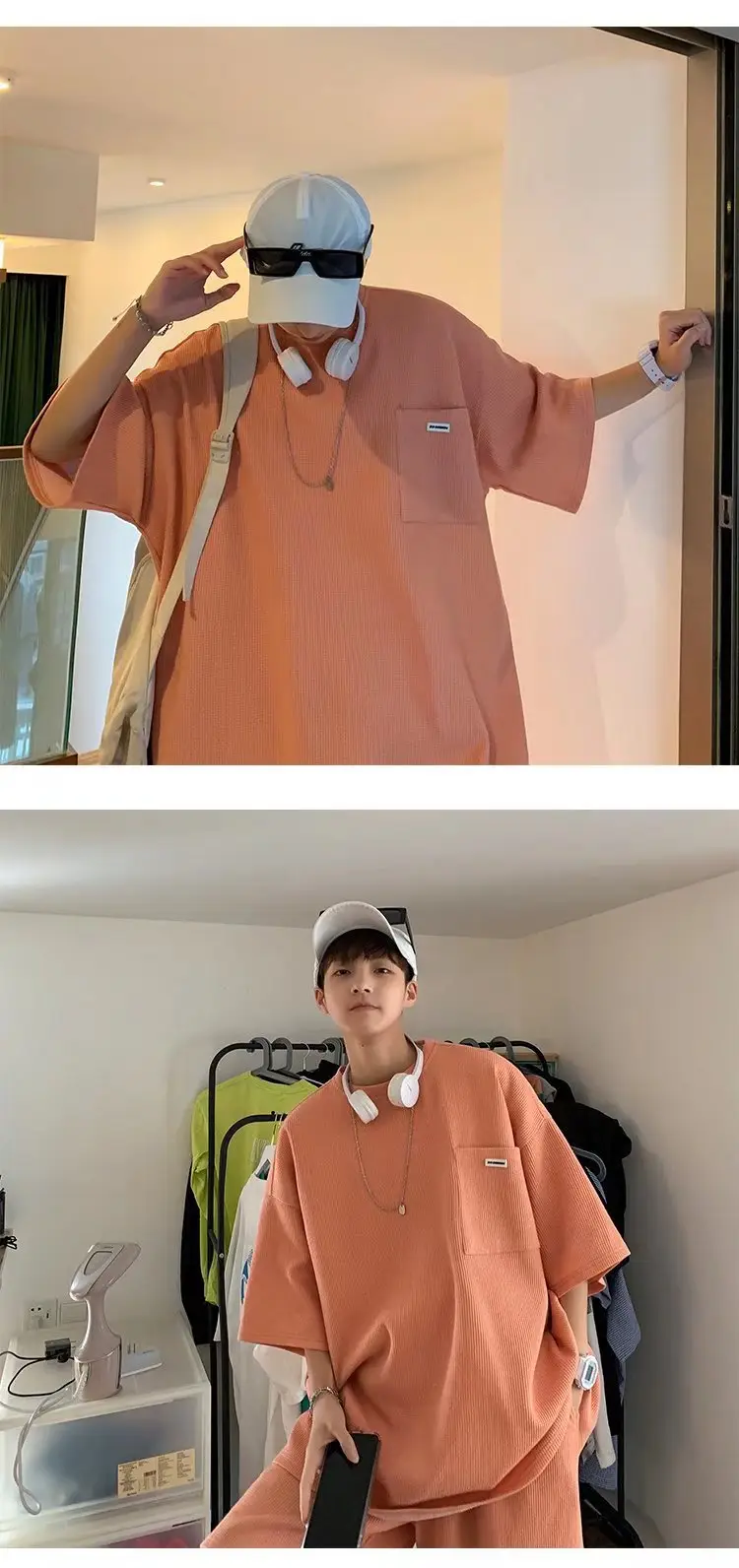 Zijun Trendy Peach Waffle Knit Casual Set — feature 16