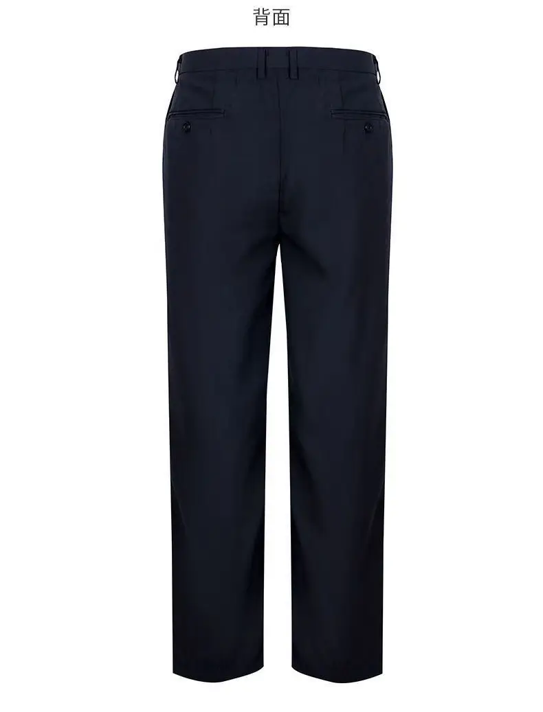Men's Black Thickened Security Pants Spring Autumn Winter — feature 8