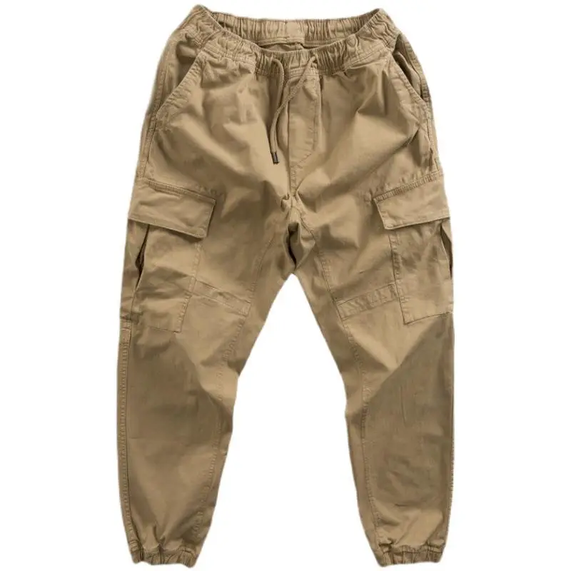 Men's Work Pants Tan Loose Fit Electric Welding - Image 9