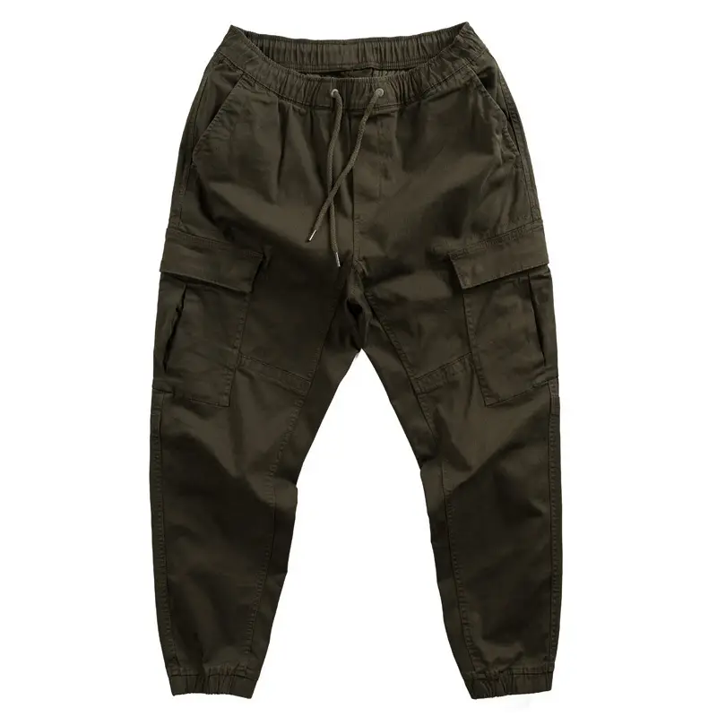 Men's Work Pants Tan Loose Fit Electric Welding - Image 3