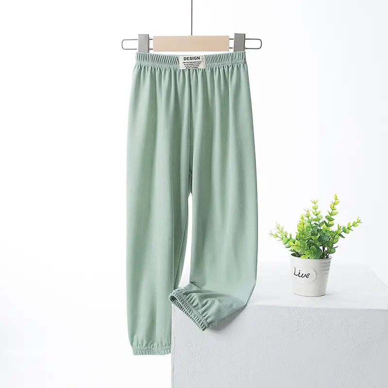 Girls Pink Wide Leg Shaking Pants Summer - Image 16